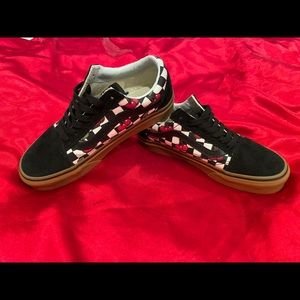 Checkered Cherry Vans